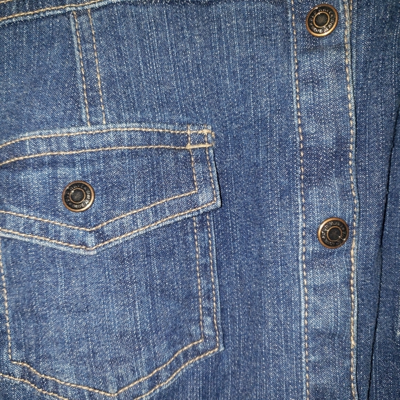 Dark Blue Old Navy Denim Dress, Women's Size 8 - Picture 5 of 11